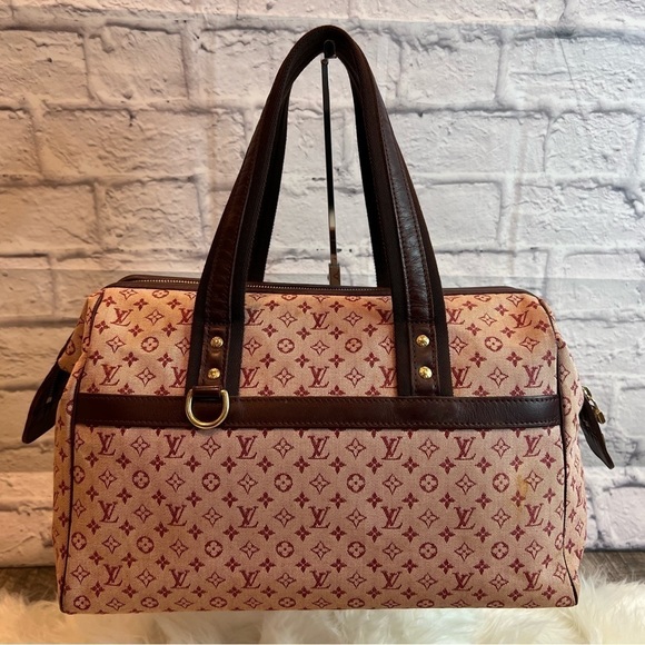 Handbags - LOUIS VUITTON Mini Lin Josephine GM Satchel